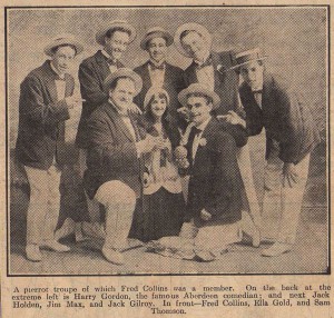 Fred Collins Pierrot group with Harry Gordon