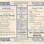 1941 Palace Programme Girls of the World