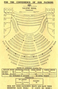 Edinburgh Theatre Royal Seating Plan