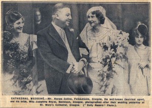 Horace & Josephine Collins' wedding
